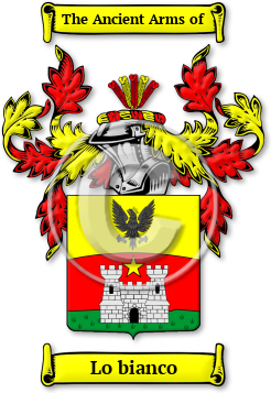 Lo bianco Family Crest Download (jpg) Legacy Series - 150 DPI