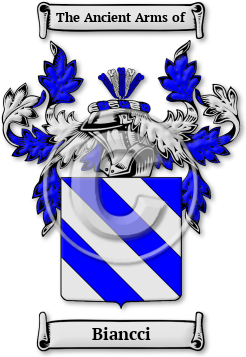 Biancci Family Crest Download (jpg) Legacy Series - 150 DPI