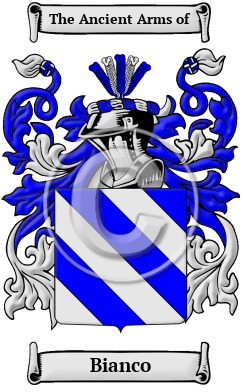 Bianco Family Crest/Coat of Arms