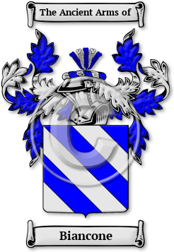 Biancone Family Crest Download (jpg) Legacy Series - 150 DPI