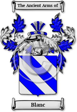 Blanc Family Crest Download (JPG) Legacy Series - 600 DPI