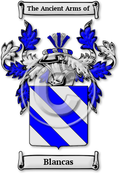 Blancas Family Crest Download (jpg) Legacy Series - 150 DPI