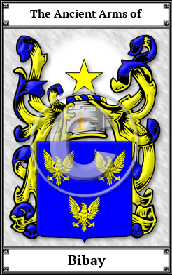 Bibay Family Crest Download (JPG) Book Plated - 600 DPI