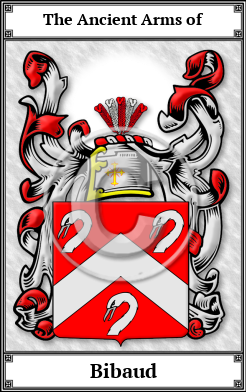 Bibaud Family Crest Download (JPG)  Book Plated - 150 DPI