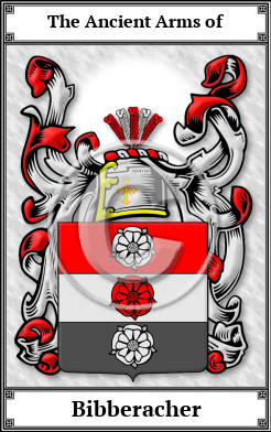 Bibberacher Family Crest Download (JPG) Book Plated - 600 DPI