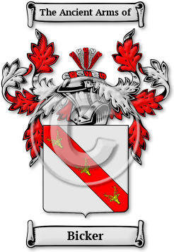 Bicker Family Crest Download (JPG) Legacy Series - 300 DPI