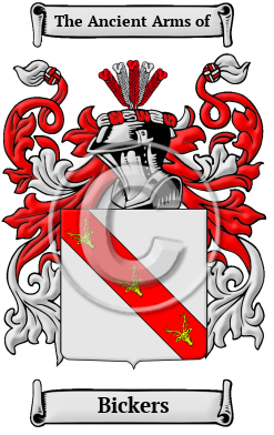 Bickers Family Crest/Coat of Arms