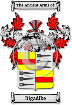 Bigadike Family Crest Download (jpg) Legacy Series - 150 DPI