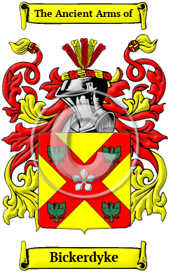 Bickerdyke Family Crest/Coat of Arms
