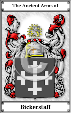 Bickerstaff Family Crest Download (JPG)  Book Plated - 150 DPI