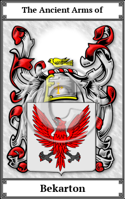 Bekarton Family Crest Download (JPG) Book Plated - 600 DPI