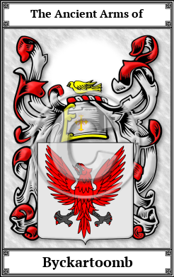 Byckartoomb Family Crest Download (JPG)  Book Plated - 150 DPI