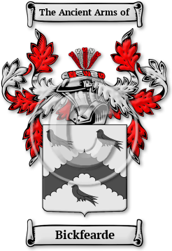 Bickfearde Family Crest Download (jpg) Legacy Series - 150 DPI