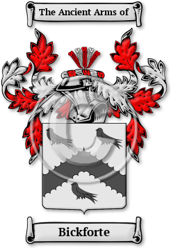 Bickforte Family Crest Download (JPG) Legacy Series - 600 DPI