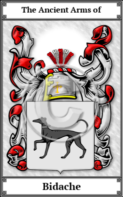 Bidache Family Crest Download (JPG)  Book Plated - 150 DPI