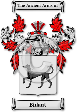 Bidaut Family Crest Download (jpg) Legacy Series - 150 DPI