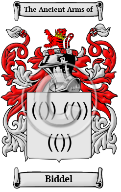 Biddel Family Crest Download (JPG) Heritage Series - 600 DPI