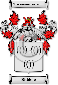 Biddele Family Crest Download (jpg) Legacy Series - 150 DPI