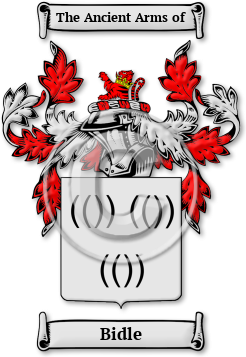 Bidle Family Crest Download (jpg) Legacy Series - 150 DPI