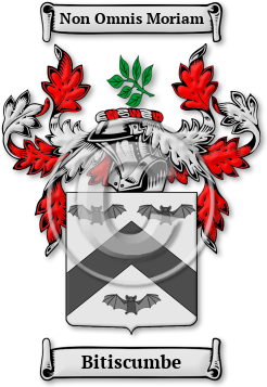 Bitiscumbe Family Crest Download (jpg) Legacy Series - 150 DPI