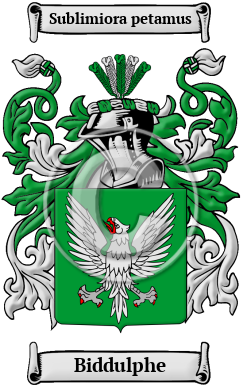 Biddulphe Family Crest Download (JPG) Heritage Series - 300 DPI