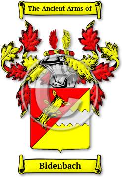 Bidenbach Family Crest Download (jpg) Legacy Series - 150 DPI