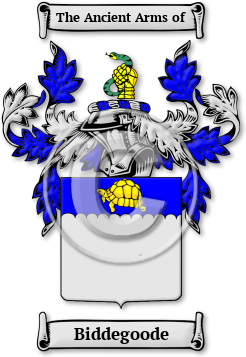 Biddegoode Family Crest Download (jpg) Legacy Series - 150 DPI
