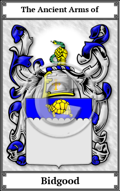 Bidgood Family Crest Download (JPG)  Book Plated - 150 DPI