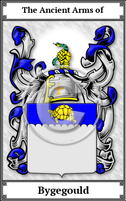 Bygegould Family Crest Download (JPG)  Book Plated - 150 DPI