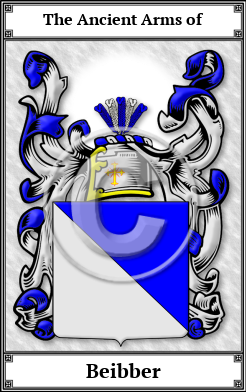 Beibber Family Crest Download (JPG) Book Plated - 600 DPI