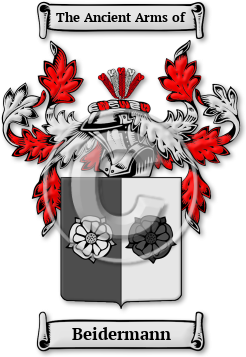 Beidermann Family Crest Download (jpg) Legacy Series - 150 DPI
