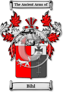 Bihl Family Crest Download (jpg) Legacy Series - 150 DPI