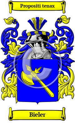 Bieler Family Crest Download (JPG) Heritage Series - 600 DPI