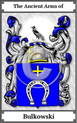Bulkowski Family Crest Download (JPG)  Book Plated - 150 DPI