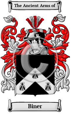Biner Family Crest Download (JPG) Heritage Series - 600 DPI