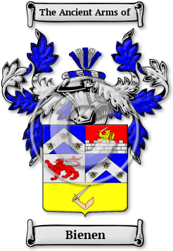 Bienen Family Crest Download (jpg) Legacy Series - 150 DPI