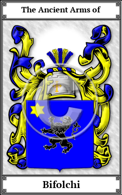 Bifolchi Family Crest Download (JPG)  Book Plated - 150 DPI