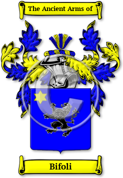 Bifoli Family Crest Download (jpg) Legacy Series - 150 DPI