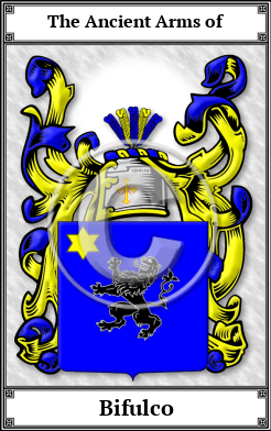 Bifulco Family Crest Download (JPG)  Book Plated - 150 DPI