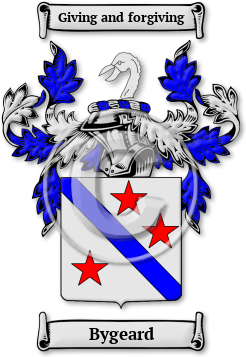 Bygeard Family Crest Download (jpg) Legacy Series - 150 DPI