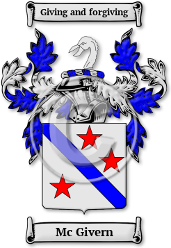Mc Givern Family Crest Download (jpg) Legacy Series - 150 DPI