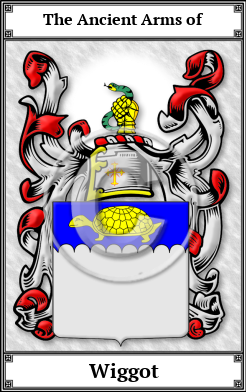 Wiggot Family Crest Download (JPG)  Book Plated - 150 DPI