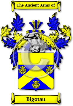 Bigotau Family Crest Download (jpg) Legacy Series - 150 DPI