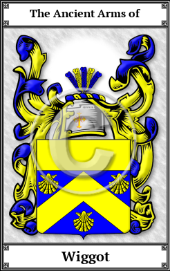 Wiggot Family Crest Download (JPG)  Book Plated - 150 DPI