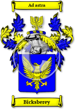 Bicksberey Family Crest Download (JPG) Legacy Series - 600 DPI