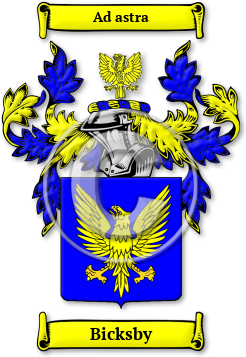 Bicksby Family Crest Download (jpg) Legacy Series - 150 DPI