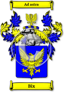 Bix Family Crest Download (jpg) Legacy Series - 150 DPI