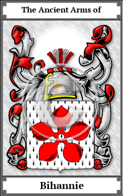 Bihannie Family Crest Download (JPG)  Book Plated - 150 DPI