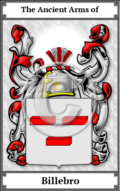 Billebro Family Crest Download (JPG)  Book Plated - 150 DPI