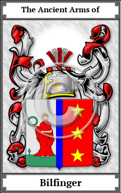 Bilfinger Family Crest Download (JPG) Book Plated - 600 DPI